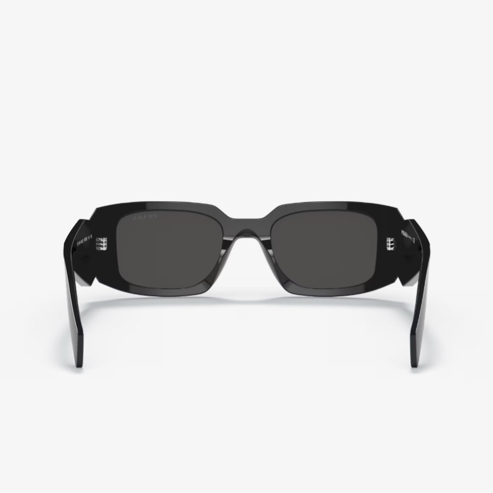 Prada Black Angular Sunglasses - image 2